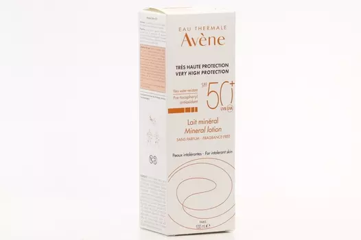 Молочко Авен с минеральным экраном SPF50+ солнезащ б/отдушек, 100 мл, (С05989)