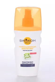Молочко успокаивающее Биокон после загара Пантенол/Алое, 160 мл