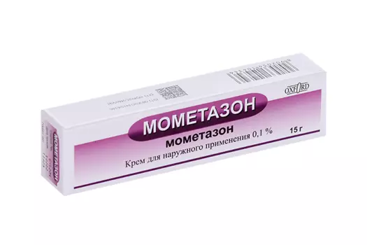 Мометазон 0.1%, 15 г, крем для наружного применения