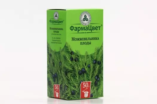 Можжевельник плоды ФармаЦвет, 50 г, сырье растительное