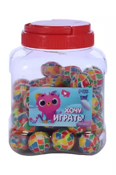 Мяч Хочу играть, 3 см, 50 шт