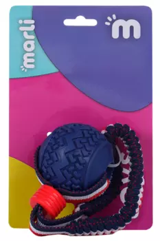 Мяч Marli 7 см из термопластичной резины на резинке