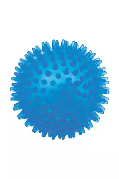 Мяч с шипами Marli 9 см из термопластичной резины с пищалкой