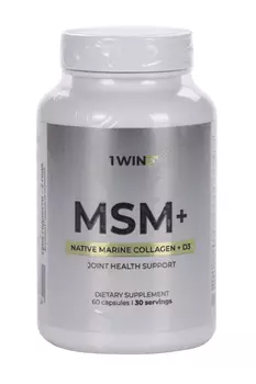 MSM+ 1WIN, 60 шт, капсулы БАД