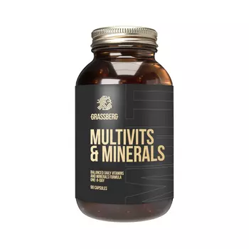 Мультивитаминный и минеральный комплекс Грассберг, 90 шт, капсулы