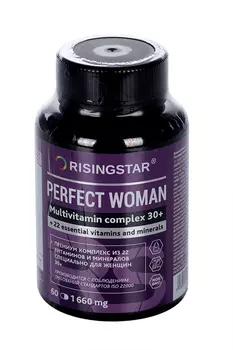 Мультивитаминный комплекс RISINGSTAR Витамины форте д/женщин цинк/селен д/волос, 1 660 мг, 60 шт, таблетки