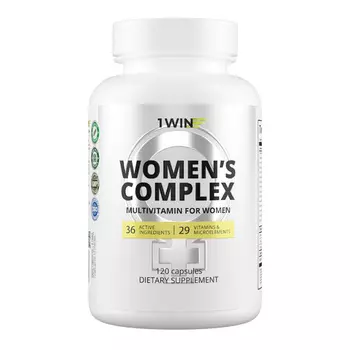 Мультивитамины д/женщин 1WIN, 120 шт, капсулы