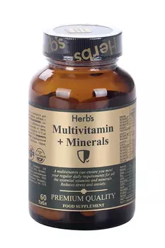 Мультивитамины и минералы, 60 шт, таблетки Herbs