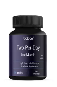 Мультивитамины и минералы Two-Per-Day, концентрат пищевой 60 таблеток