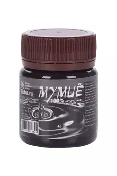 Мумие Алтайское Лиатон натуральное, 50 г, банка