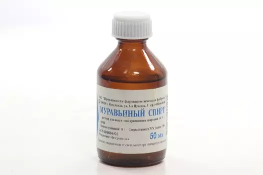 Муравьиный 1.4%, 50 мл, раствор для наружного применения спиртовой