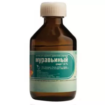 Муравьиный 1.4%, 50 мл, раствор для наружного применения спиртовой