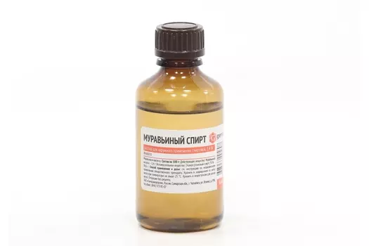 Муравьиный спирт 1.4%, 50 мл, раствор для наружного применения спиртовой