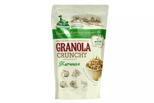 Мюсли Bionova Яблочные, 400 г