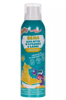 Мусс-пена Baffy Купайся весело! д/купания в ванной/мытья рук желтая, 200 мл