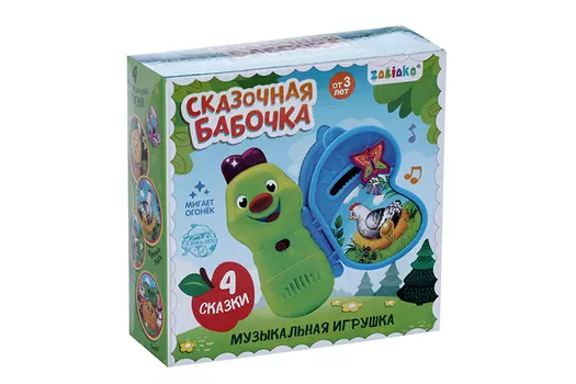 Музыкальная игрушка «Сказочная бабочка», звук, свет