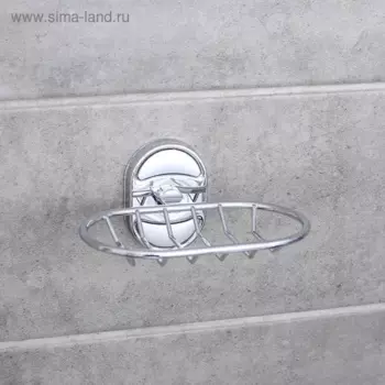 Мыльница Accoona настенная A11202-1 решетка цвет хром