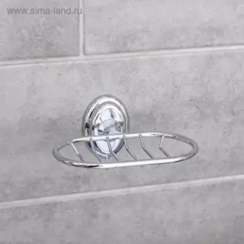 Мыльница Accoona настенная решетка A11102-1 цвет хром