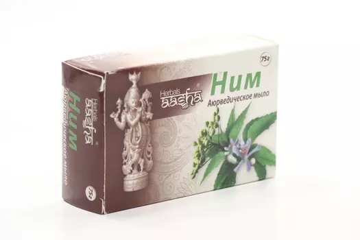 Мыло Aasha herbals Ним аюрведическое, 75 г