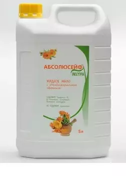 Мыло Абсолюсейф Экстра антибактер жидкое, 5 л, б/дозатора