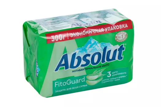 Мыло Absolut FitoGuard алоэ, 75 г, 4 шт