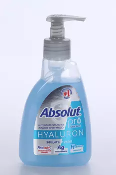 Мыло Absolut Pro серебро+гиалурон жидкое, 250 г