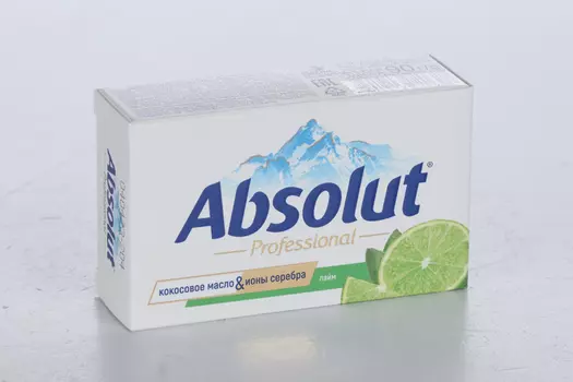 Мыло Absolut Professional Лайм твердое в пачке, 90 г