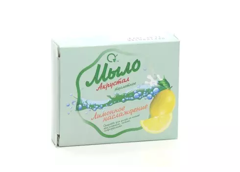 Мыло Акрустал Лимонное наслаждение д/тела, 100 г