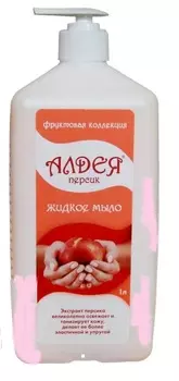 Мыло Алдея Персик гигиенич жидкое, 1 л, с дозатором