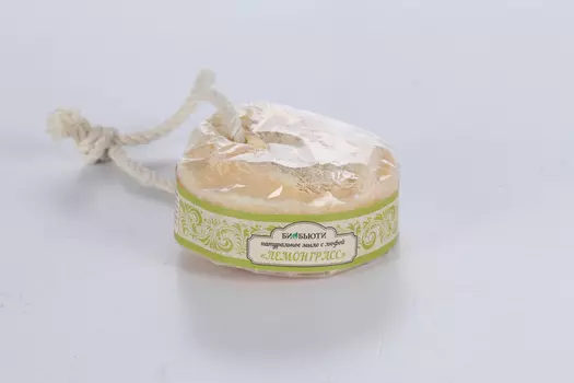Мыло БиоБьюти натуральное с люфой Лемонграсс, 130 г