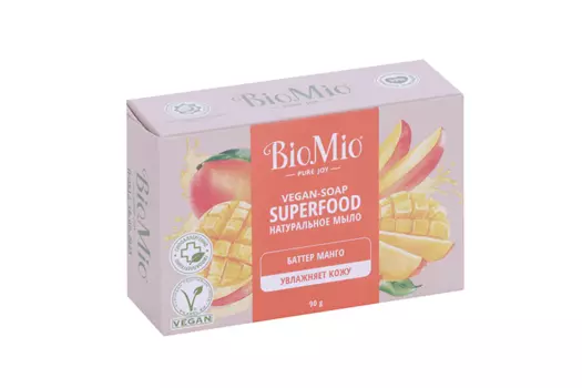 Мыло BioMio Bio-Soap Манго натуральное, 90 г