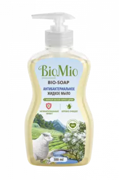 Мыло BioMio д/рук антибактериальное жидкое эко с дозатором чайное дерево, 300 мл