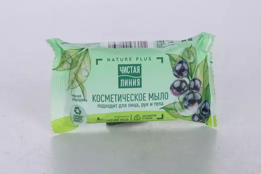 Мыло Чистая линия, 75 г, Черная смородина