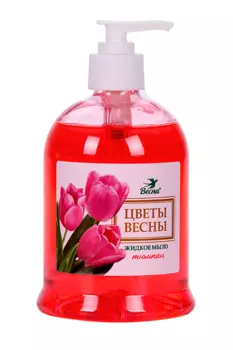 Мыло Цветы весны Тюльпан жидкое, 500 г