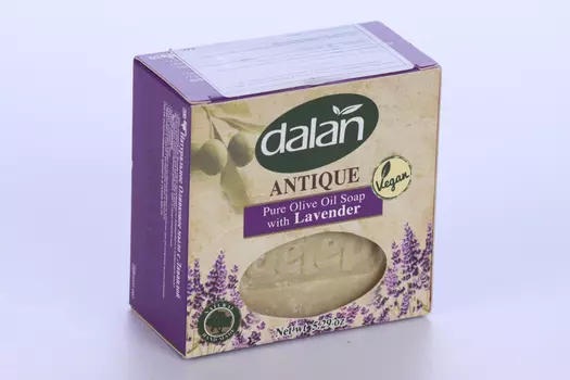 Мыло Dalan Antik Усиление кожного иммунитета банное натур с эфир маслом лаванды, 150 г