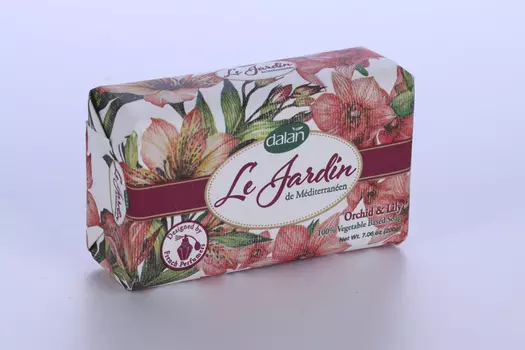Мыло Dalan Le Jardin парфюм аромат Орхидеи/Лилии, 200 г