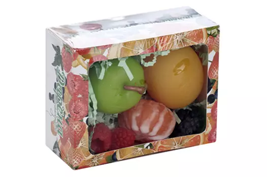 Мыло Дарена д/рук ручной работы коробка с фруктами мини № 4, 125 г