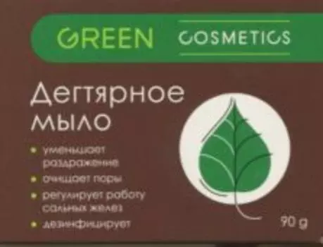 Мыло Дегтярное д/волос и тела 10%, 90 г