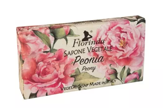 Мыло FLORINDA цветы пиона, 200 г