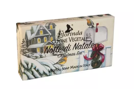 Мыло FLORINDA счастливого рождества notte di natale, 100 г