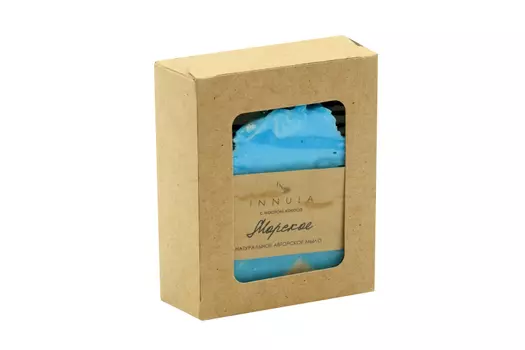 Мыло INNULA морское натуральное ручной работы д/тела, 90 г