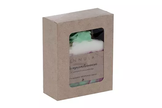 Мыло INNULA рождественское с щепоткой волшебства натуральное д/тела ручной работы, 90 г