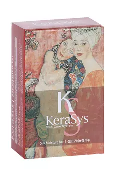 Мыло Kerasys силк моистур твердое туалетное миндальное масло/альпийские травы, 100 г