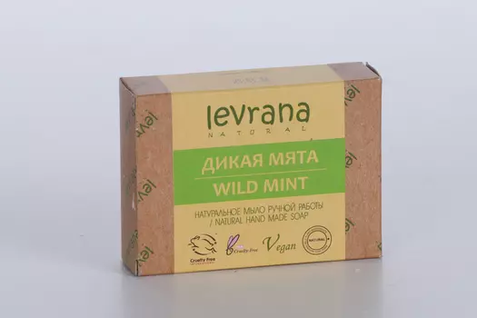 Мыло Леврана ручной работы Дикая мята, 100 г
