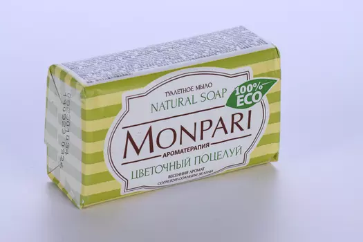 Мыло Monpari туалетное Цветочный поцелуй, 180 г