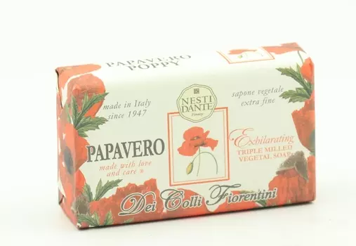 Мыло Нести Данте Цветочная линия Мак, 250 г