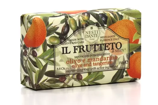 Мыло Нести Данте Фруктовая линия Оливковое масло/мандарин, 250 г