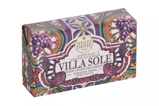 Мыло Nesti Dante Villa sole Виноград из Кьянти, 250 г