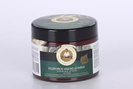 Мыло Рецепты бабушки Агафьи Банька Агафьи кедровое д/волос/тела, 300 мл