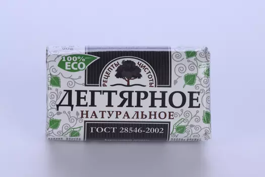 Мыло Рецепты чистоты туалетное Дегтярное, 90 г